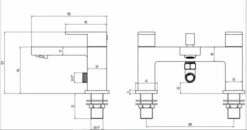 Fife Black Bath Shower Mixer Tap - Highlife Bathrooms 17 Fife Black Bath Shower Mixer Tap - Highlife Bathrooms -ABACUS || Villeroy & Boch || Burlington Sales Store 125254
