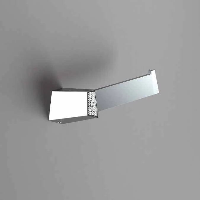 S8 Swarovski - Open Toilet Roll Holder - Chrome - Origins Living 1 S8 Swarovski - Open Toilet Roll Holder - Chrome - Origins Living