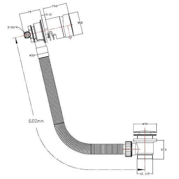 Selkirk Freeflow Overflow Bath Filler Tap - Highlife Bathrooms 4 Selkirk Freeflow Overflow Bath Filler Tap - Highlife Bathrooms - Image 4