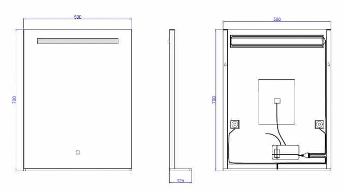 AYR 500 X 700mm Bluetooth Bathroom Mirror With Illuminated Shelf - Highlife Bathrooms 2 AYR 500 X 700mm Bluetooth Bathroom Mirror With Illuminated Shelf - Highlife Bathrooms - Image 2