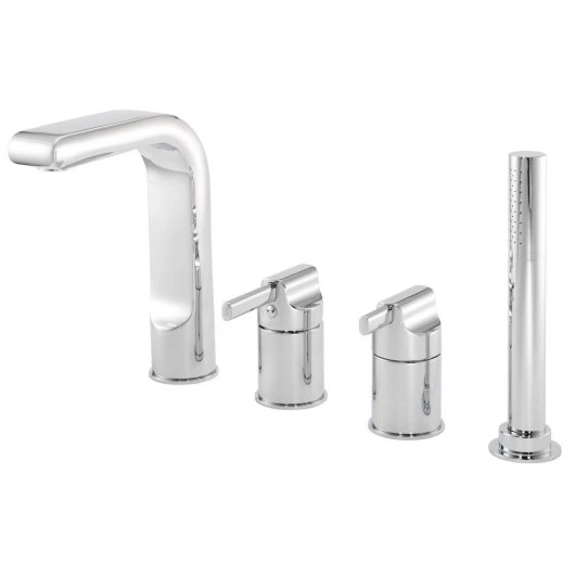 Francis Pegler Panacea Four Hole Bath Shower Mixer Tap 1 Francis Pegler Panacea Four Hole Bath Shower Mixer Tap