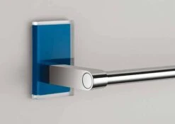 Maine 380mm Towel Rail - Chrome - Origins Living -ABACUS || Villeroy & Boch || Burlington Sales Store 7805 05 maine backplate blue 1 1