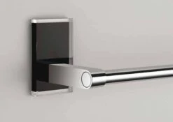 Maine 380mm Towel Rail - Chrome - Origins Living -ABACUS || Villeroy & Boch || Burlington Sales Store 7805 14 maine backplate black 1