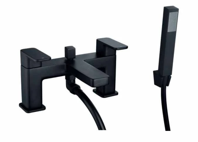 Niagara Hadley Matt Black Bath Shower Mixer Tap 1 Niagara Hadley Matt Black Bath Shower Mixer Tap