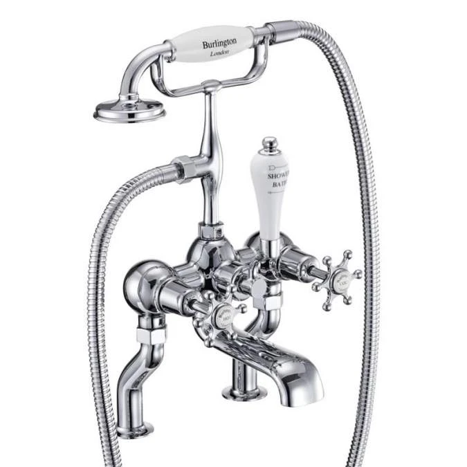 Burlington Birkenhead Traditional Bath Shower Mixer Tap - BI15 1 Burlington Birkenhead Traditional Bath Shower Mixer Tap - BI15