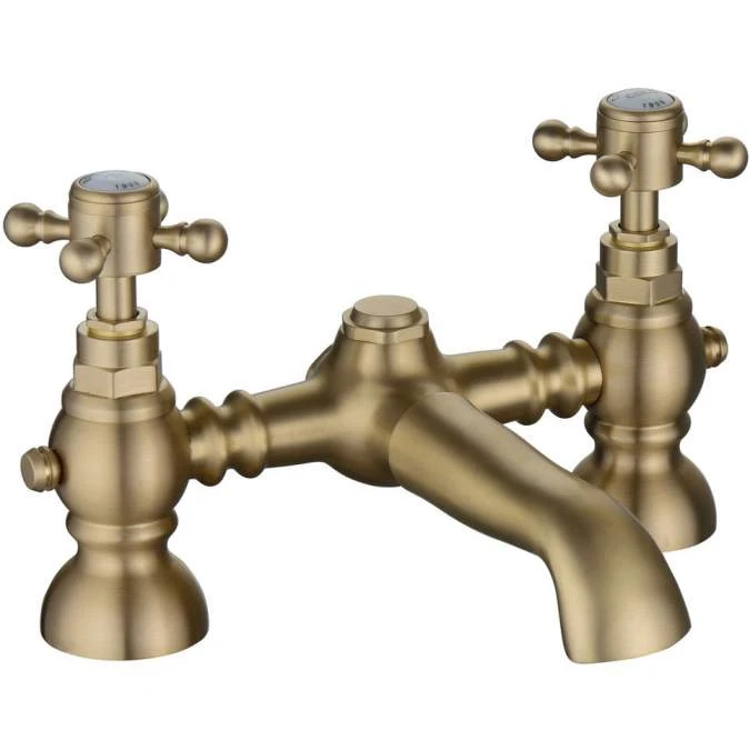 Barbary Bath Filler - Brushed Brass 1 Barbary Bath Filler - Brushed Brass