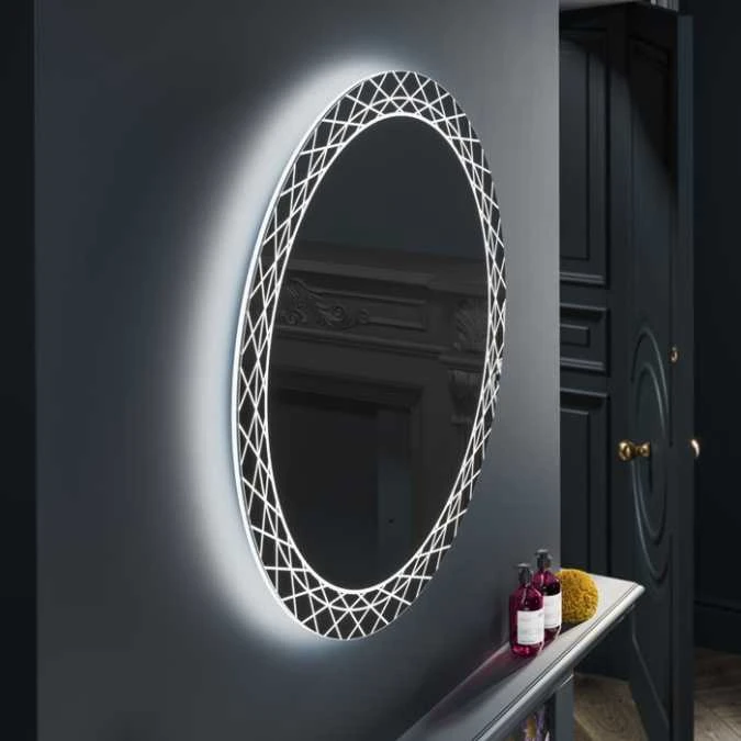 HIB Bellus 100 Round LED Bathroom Mirror 2 HIB Bellus 100 Round LED Bathroom Mirror - Image 2