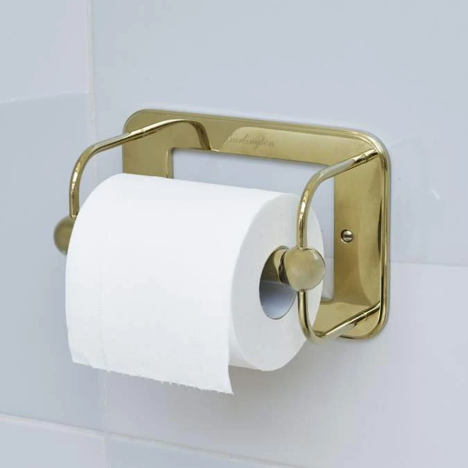 Burlington Gold Toilet Roll Holder 2 Burlington Gold Toilet Roll Holder - Image 2