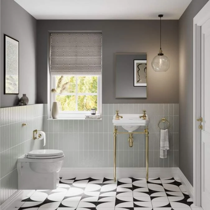 Burlington Gold Toilet Roll Holder 4 Burlington Gold Toilet Roll Holder - Image 4