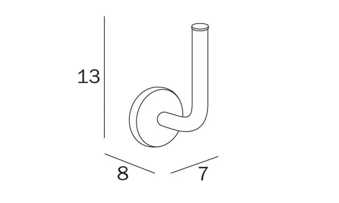 Inda Colorella Toilet Roll Holder - A23280 2 Inda Colorella Toilet Roll Holder - A23280 - Image 2