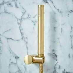 Scudo Core Brushed Brass Bath Shower Mixer Tap -ABACUS || Villeroy & Boch || Burlington Sales Store Core BSM Lifestyle2