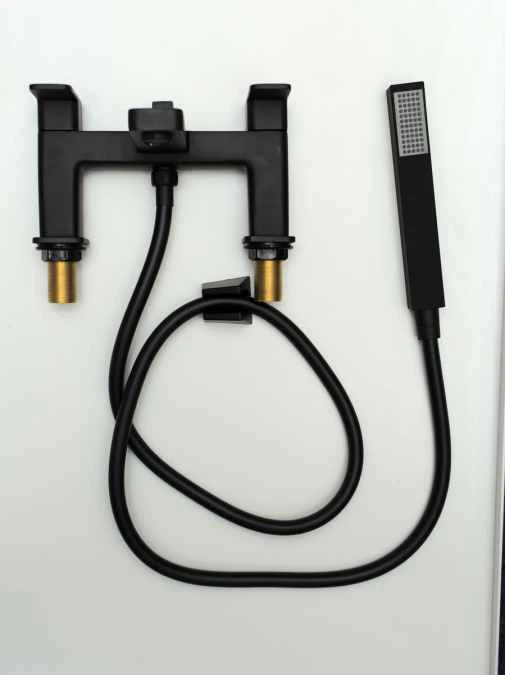 Fife Black Bath Shower Mixer Tap - Highlife Bathrooms 4 Fife Black Bath Shower Mixer Tap - Highlife Bathrooms - Image 4