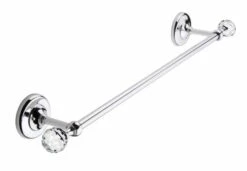 Oriental Crystal 520mm Towel Rail - Chrome, Gold Or Black Chrome - Origins Living