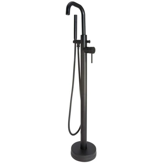Scudo Core Freestanding Bath Shower Mixer Tap Black 1 Scudo Core Freestanding Bath Shower Mixer Tap Black