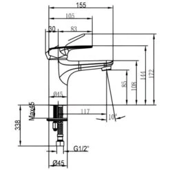Villeroy & Boch O.novo Start Single Lever Basin Mixer Tap Chrome -ABACUS || Villeroy & Boch || Burlington Sales Store Onovo start basin mixer tech