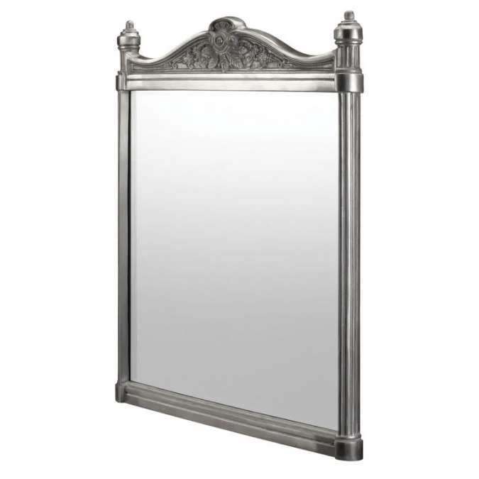 Burlington Georgian Traditional Mirror Brushed Aluminium 1 Burlington Georgian Traditional Mirror Brushed Aluminium