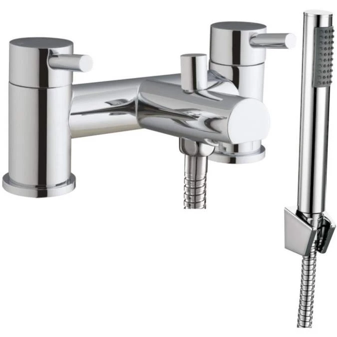 Scudo Premier Bath Shower Mixer Tap With Shower Kit And Wall Bracket 1 Scudo Premier Bath Shower Mixer Tap With Shower Kit And Wall Bracket
