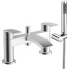 Scudo Belini Bath Shower Mixer Tap With Shower Kit And Wall Bracket