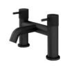 Abacus Iso Pro Deck Mounted Bath Filler - Matt Black