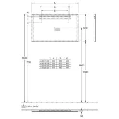 Villeroy & Boch More To See One LED Bathroom Mirror 600 X 600mm 9 Villeroy & Boch More To See One LED Bathroom Mirror 600 X 600mm -ABACUS || Villeroy & Boch || Burlington Sales Store VB MORE TO SEE RECTANGLE LIGHT UP TECH 1