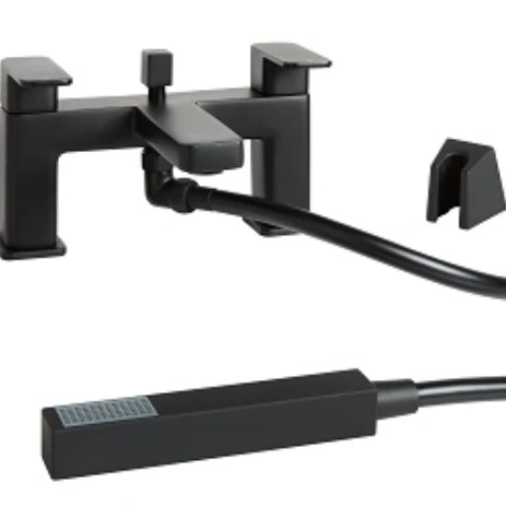 Fife Black Bath Shower Mixer Tap - Highlife Bathrooms 1 Fife Black Bath Shower Mixer Tap - Highlife Bathrooms