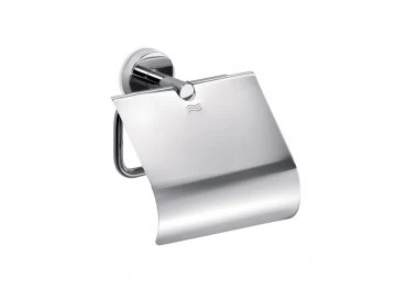 Inda Gealuna Toilet Roll Holder With Cover In Chrome - A10260 1 Inda Gealuna Toilet Roll Holder With Cover In Chrome - A10260