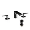 Jaquar Laguna Black Chrome 3 Hole Lever Basin Mixer Tap
