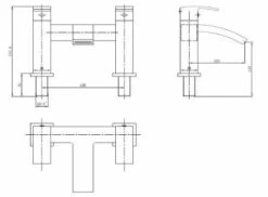 Lauder Bath Filler Tap - Highlife Bathrooms -ABACUS || Villeroy & Boch || Burlington Sales Store lauder bath filler tech