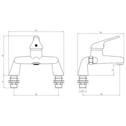 Magpie Bath Filler -ABACUS || Villeroy & Boch || Burlington Sales Store magpie bath filler tech