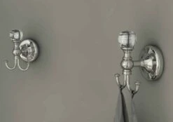 Oriental Crystal 600mm Towel Rail - Chrome, Gold Or Black Chrome - Origins Living -ABACUS || Villeroy & Boch || Burlington Sales Store oriental crystal lifestyle 8 3