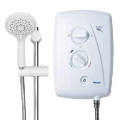 Triton T80Z Fast-Fit 8.5kW Electric Shower White -ABACUS || Villeroy & Boch || Burlington Sales Store triton t80z 2