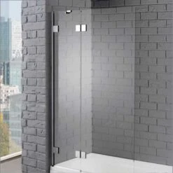 Aquadart Venturi 8 Hinged Bath Shower Screen - 1500 X 1000mm